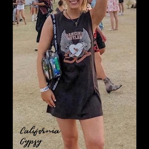 Dancing Outlaw Gypsy T-shirts Dress - Picture 12 of 15